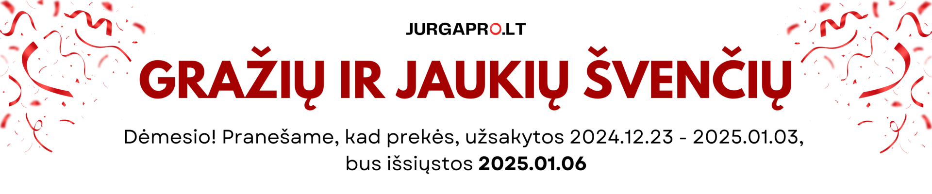 Gražių ir jaukių švenčių linki JurgaPro.lt