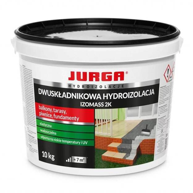 IZOMASS 2K dvikomponentė hidroizoliacija 10kg