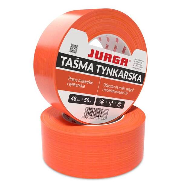 Tinkavimo juosta 48mm x 50m oranžinė 