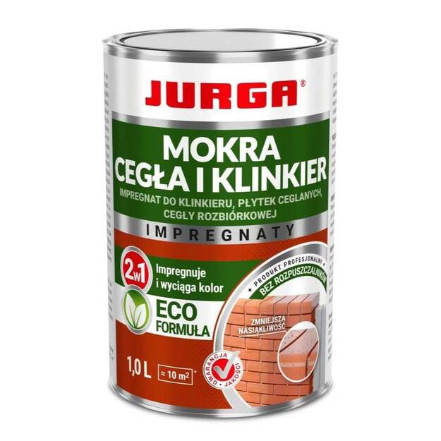 MOKRA CEGLA I KLINKIER šlapio efekto klinkerio impregnantas 1L